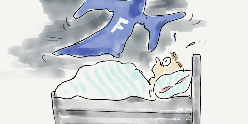 Cartoon Keine Angst vor Facebook und Co